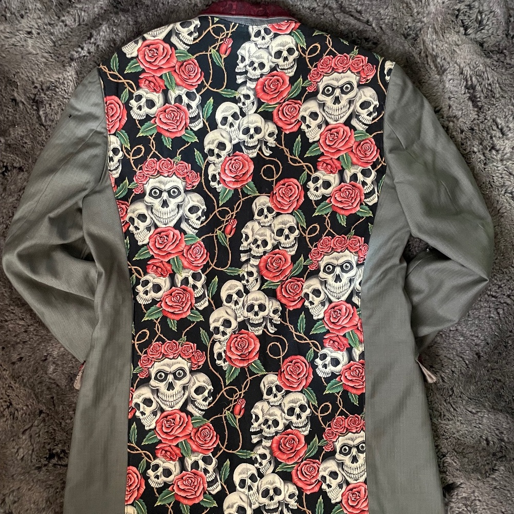 💀🌹One of a Kind Skull Jacket Blazer